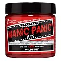 MANIC PANIC Classic Wildfire Semi Permanent Hair Color - Hot Reddish Orange Hair Dye for Women & Men That Lasts 4-6 Weeks - Vegan, Ammonia