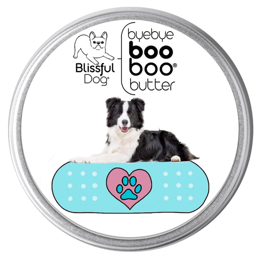 The Blissful Dog 1 oz TIN Border Collie Booboo Butter Beauty and Personal Care The Blissful Dog