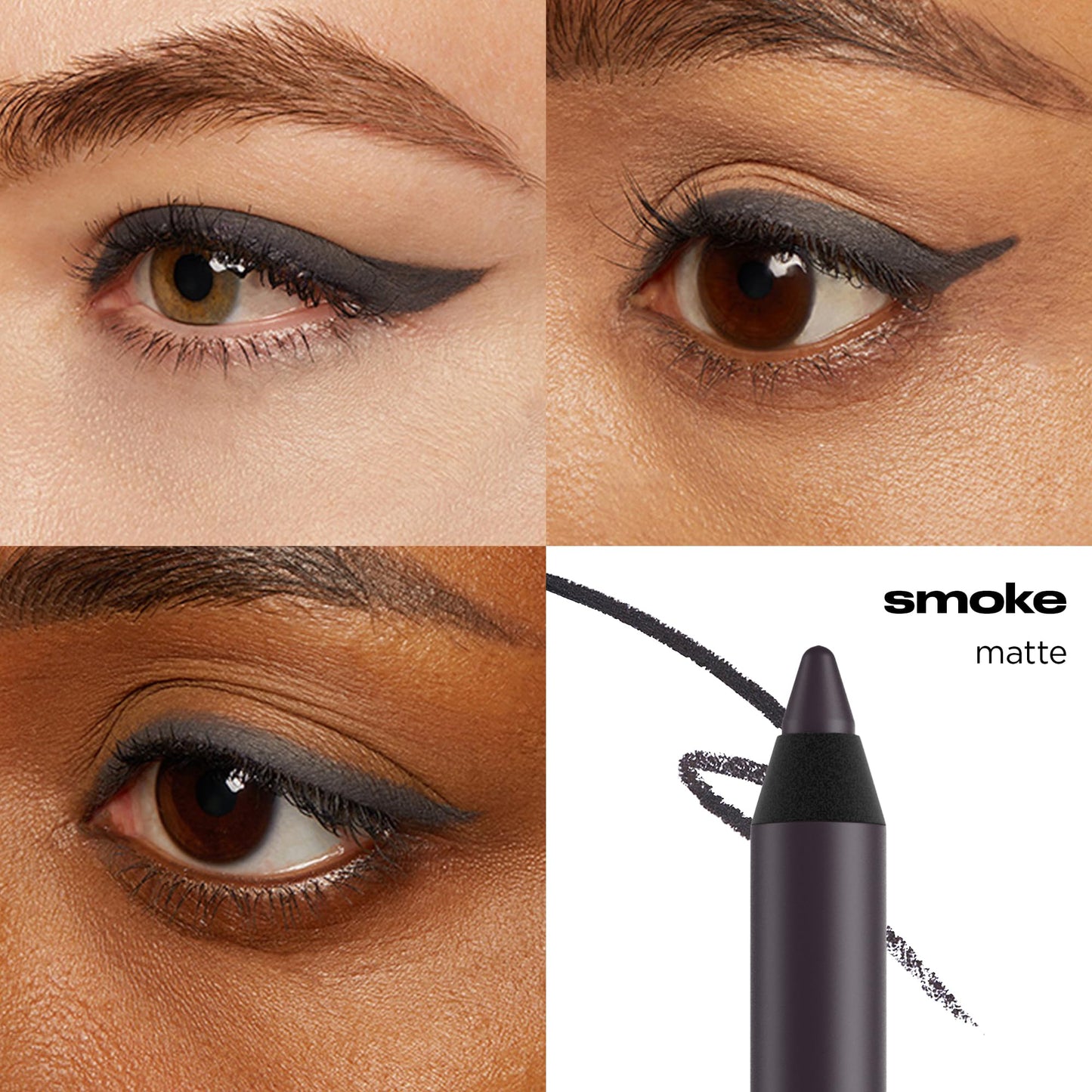 URBAN DECAY 24/7 Glide-On Waterproof Eyeliner Pencil - Smudge-Proof, Long-Lasting, Transfer-Proof, Up to 16HR Wear, Smooth No-Tug Formula, Smoke