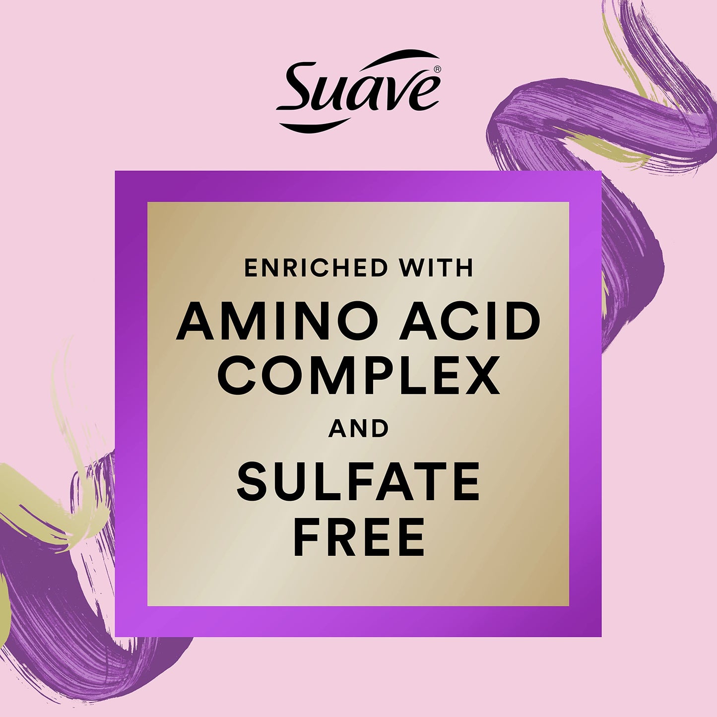 Suave Pink Luscious Curls Styling Cream Hair Cream for Luscious Curls Curl Defining Cream with Amino Acid Complex 4.75 oz