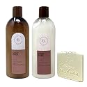 Bath & Body Works Coco Shea Rich Moisture Shampoo and Conditioner Bundle with a Natural Oats Sample Soap
