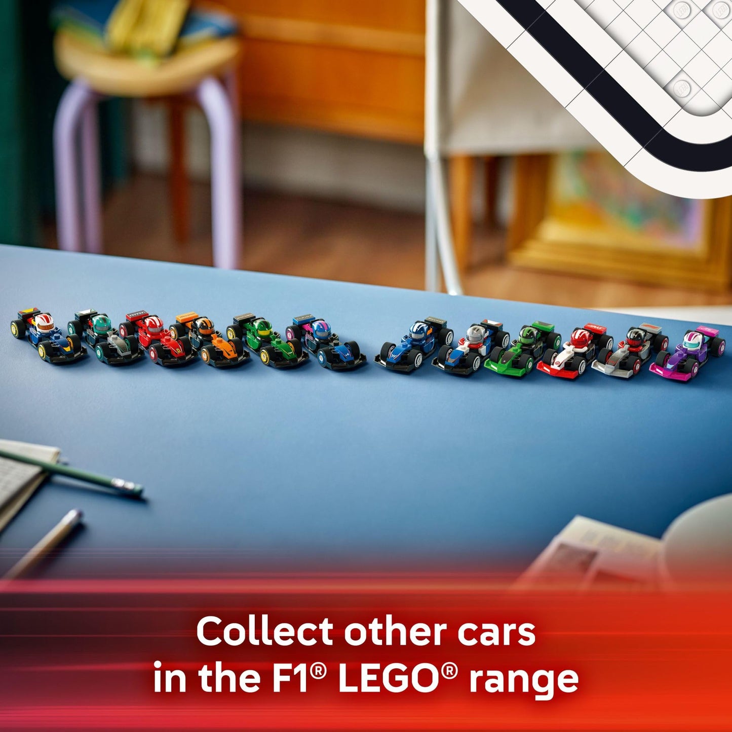 LEGO F1 Collectible Race Cars 6-Pack 66796, Mystery Box with Surprise Cars, Fun Travel Toys & Party Favor Gift for Kids Ages 6+
