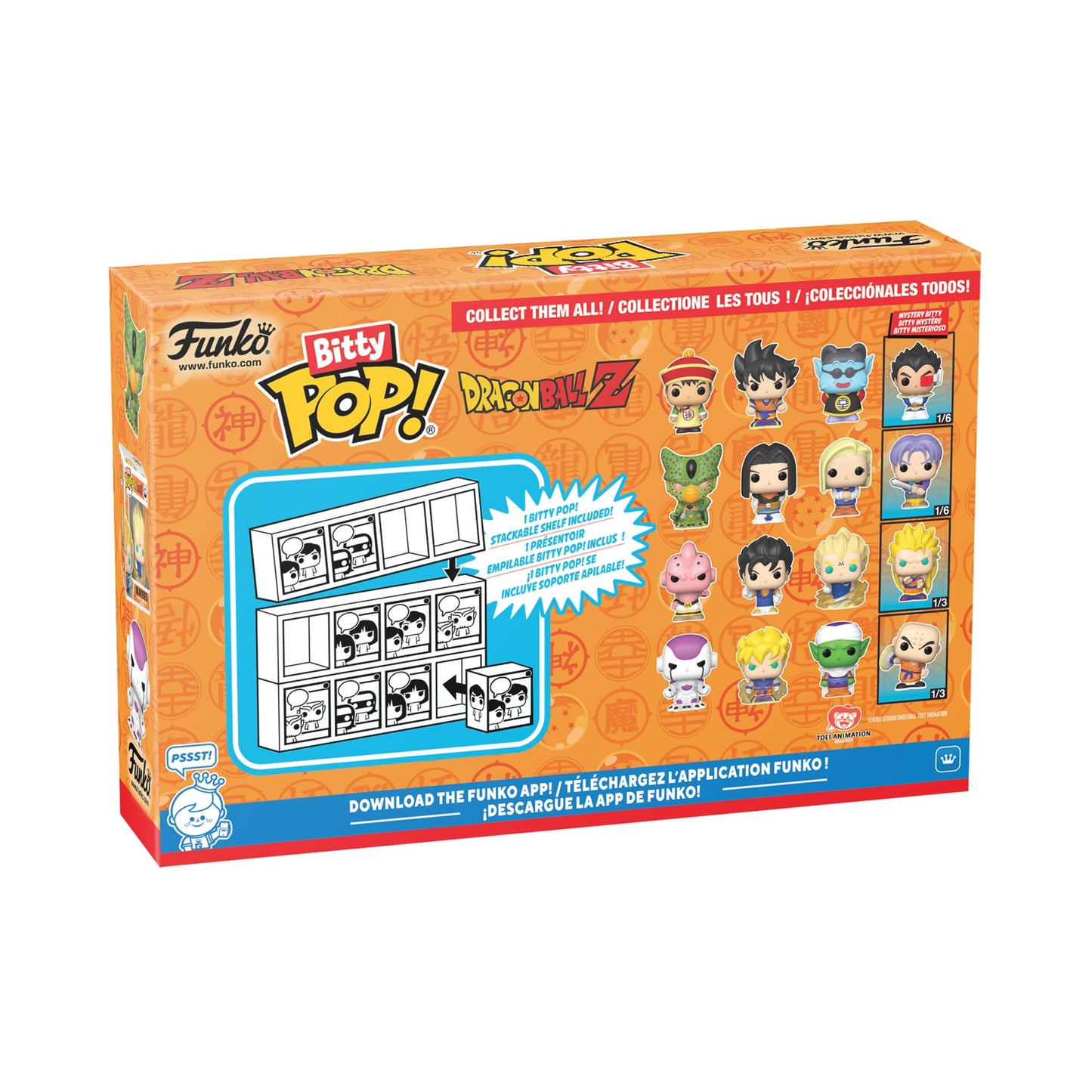 Funko Bitty POP Dragon Ball Z - Kid Buu, 4-Pack and A Surprise Mystery Mini Figure - 0.9 Inch (2.2 Cm) - Dragon Ball Collectable - Stackable Display…