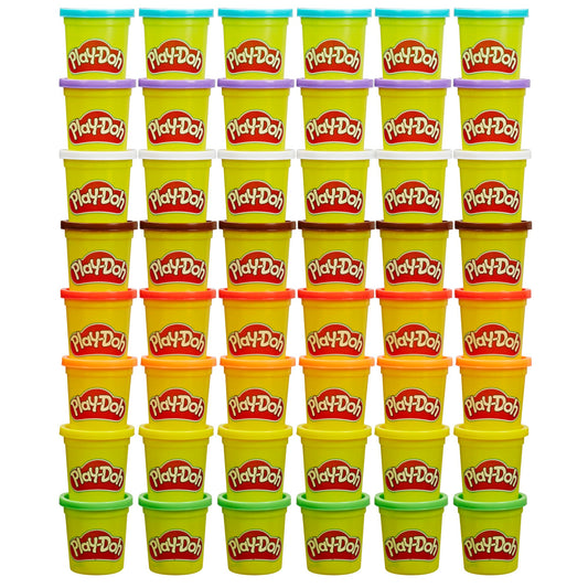 Play-Doh Bulk Pack of 48 Cans, 6 Sets of 8 Modeling Compound Colors, 3oz, Back to School Gifts & Prizes for Students & Classroom, Preschool Toys…