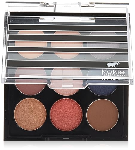 Kokie Cosmetics Eyeshadow Palettes, Master Essentials, 0.21 Ounce