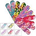 100 Pcs Colorful Nail Files Double Sided Emery Boards Manicure File and Buffers Floral Nail Tools for Women 2.56 x 0.59 Inch, 5 Colors Beauty & Personal Care Honoson