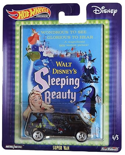 Hot Wheels Super Van, [Black] Sleeping-Beauty 4/5