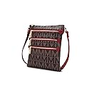 MKF Collection Crossbody Bag for Women Purses and Handbags PU Leather Adjustable Shoulder Strap Crossover bag by Mia K