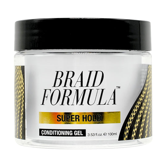 EBIN NEW YORK Braid Formula Conditioning Gel, Super Hold, 3.53 Oz | Great for Braiding, Twisting, Edges, No Residue, No Flaking, Strong Hold, High