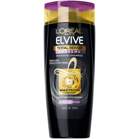 L’Oreal ParisTotal Repair Extreme Shampoo, Extremely Damaged Hair, 12.6 Fl Oz