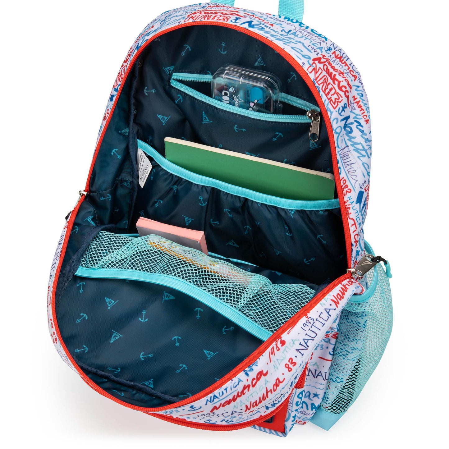Nautica Backpack for Kids | Kindergarten, Elementary Children Backpack | 16" Tall | Graffiti