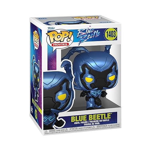 Funko POP! Movies: DC - Blue Beetle - Blue Beetle - 1/6 Odds for Rare Chase Variant - Collectable Vinyl Figure - Gift Idea - Official Merchandise…