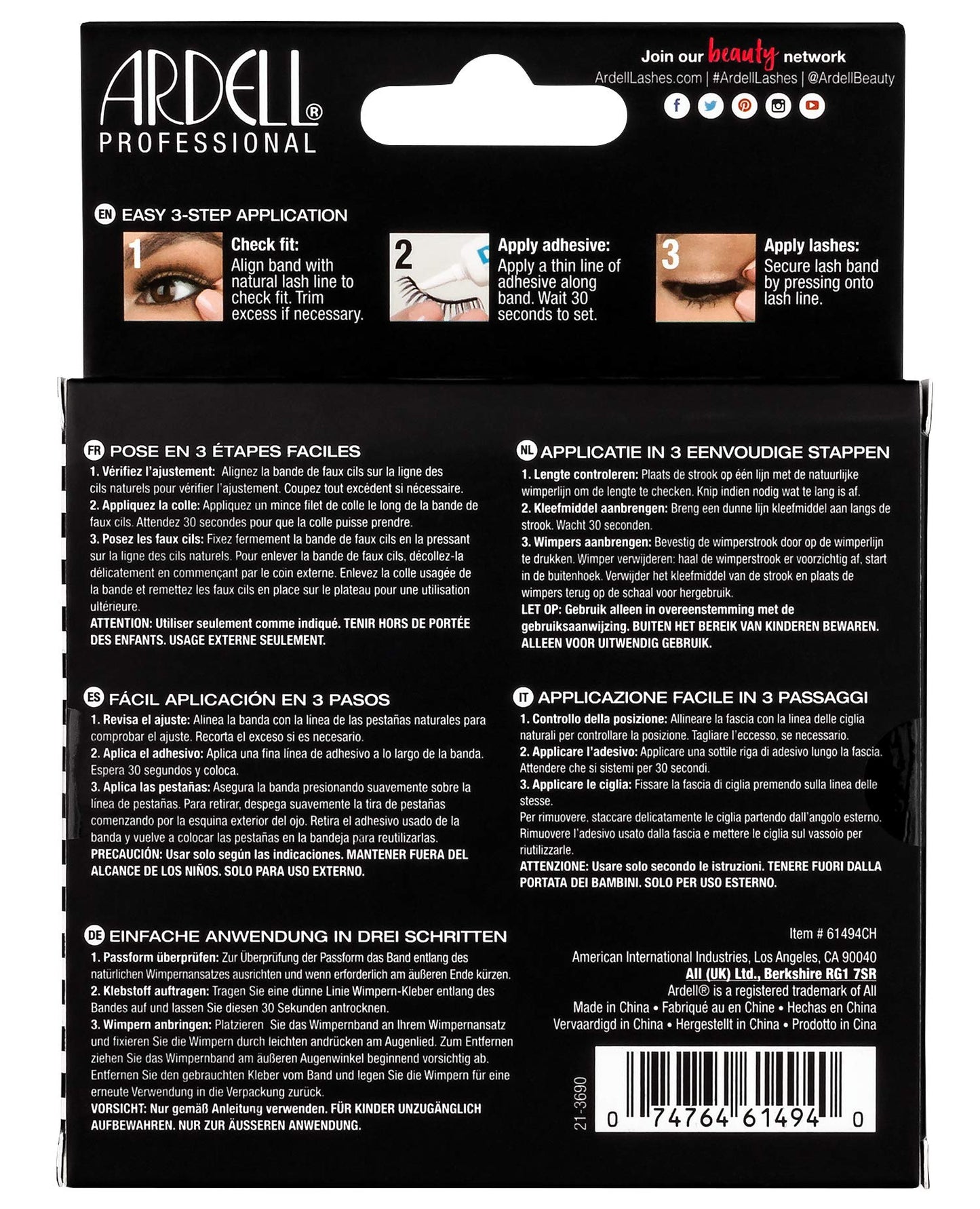 THE Best 4 Pairs Ardell Demi Wispies Natural Multipack False Eyelashes Fake Eye Lashes