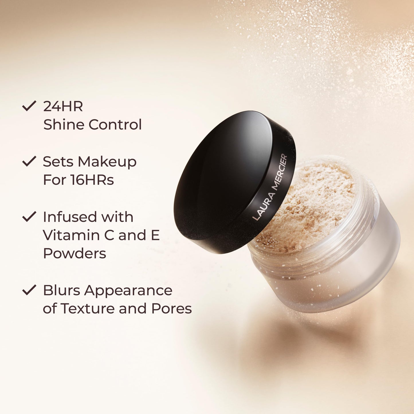 Laura Mercier Translucent Loose Setting Powder, Medium Deep to Deep Skin Tones, Translucent Medium Deep