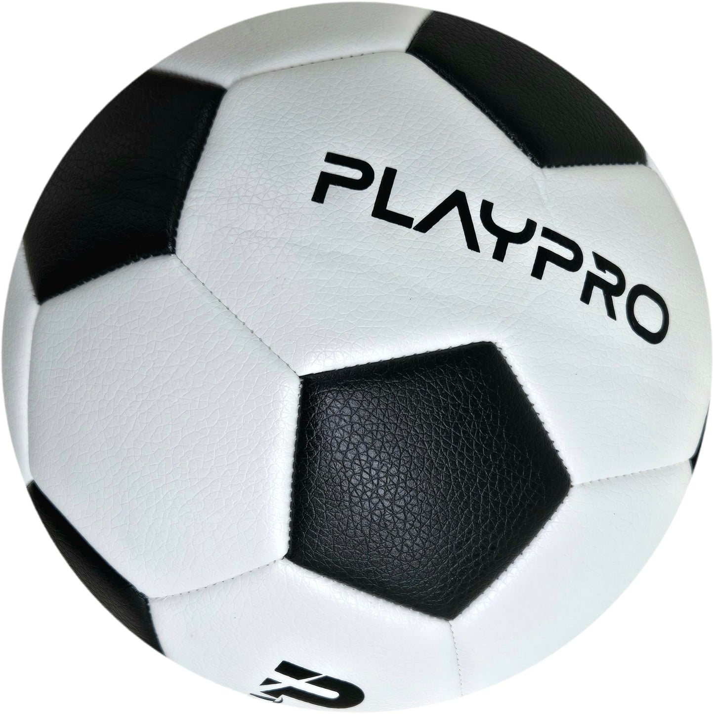 PLAYPRO Classic Training Soccer Ball for All Ages, Winding Bladder, Sizes 2, 3, 4 and 5 (Classic, 5)