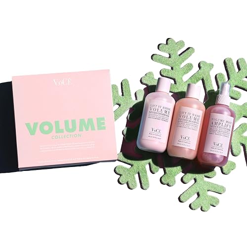 VoCÊ Haircare Volume Collection Gift Set | Includes Shampoo & Conditioner w/Volume Mist Spray | Non-Toxic, Vegan & Cruelty-Free, Removes Excess Oil