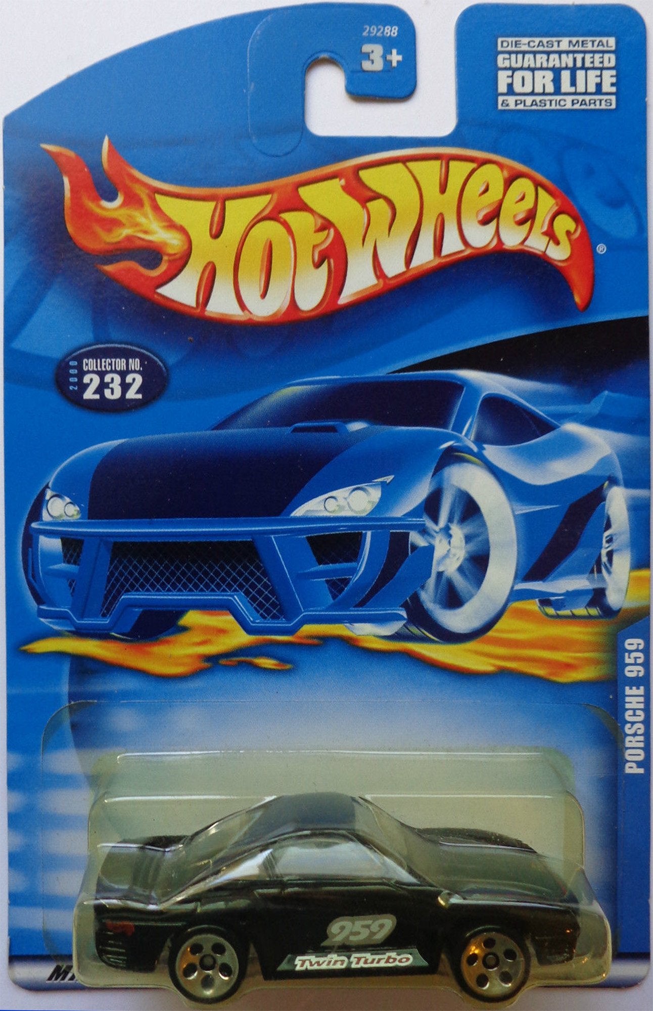 #2000-232 Porsche 959 Collectible Collector Car Mattel Hot Wheels