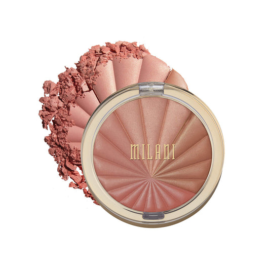 Milani Color Harmony Blush Palette - Berry Rays (0.3 Ounce) Vegan, Cruelty-Free Powder Blush Compact - Shape, Contour & Highlight Face with 4 Matte Beauty & Personal Care Milani
