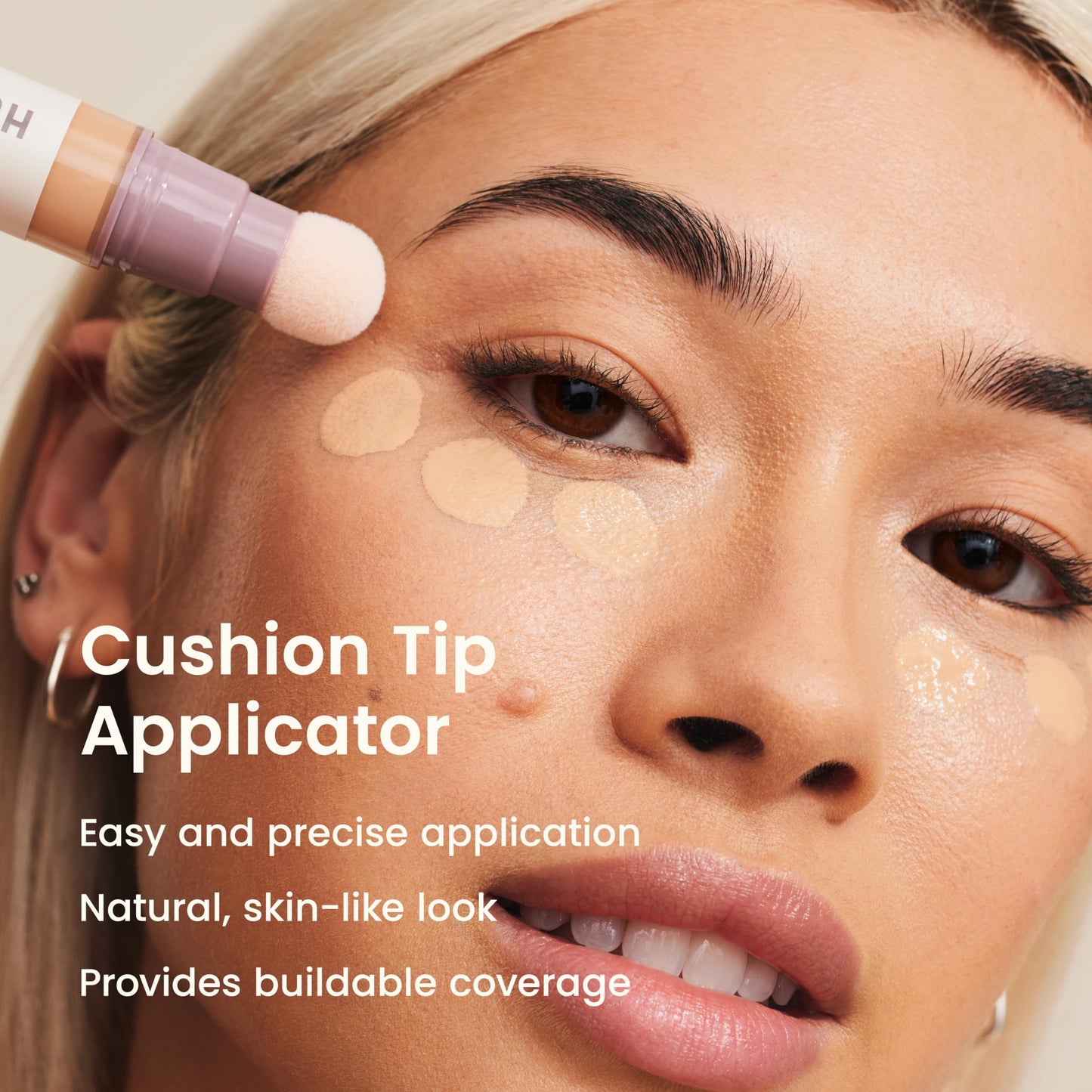 JOAH Perfect Complexion Under Eye Concealer and Serum, Korean Makeup, Hydrating Under Eye Concealer Stick for Dark Circles and Puffiness, Peptide