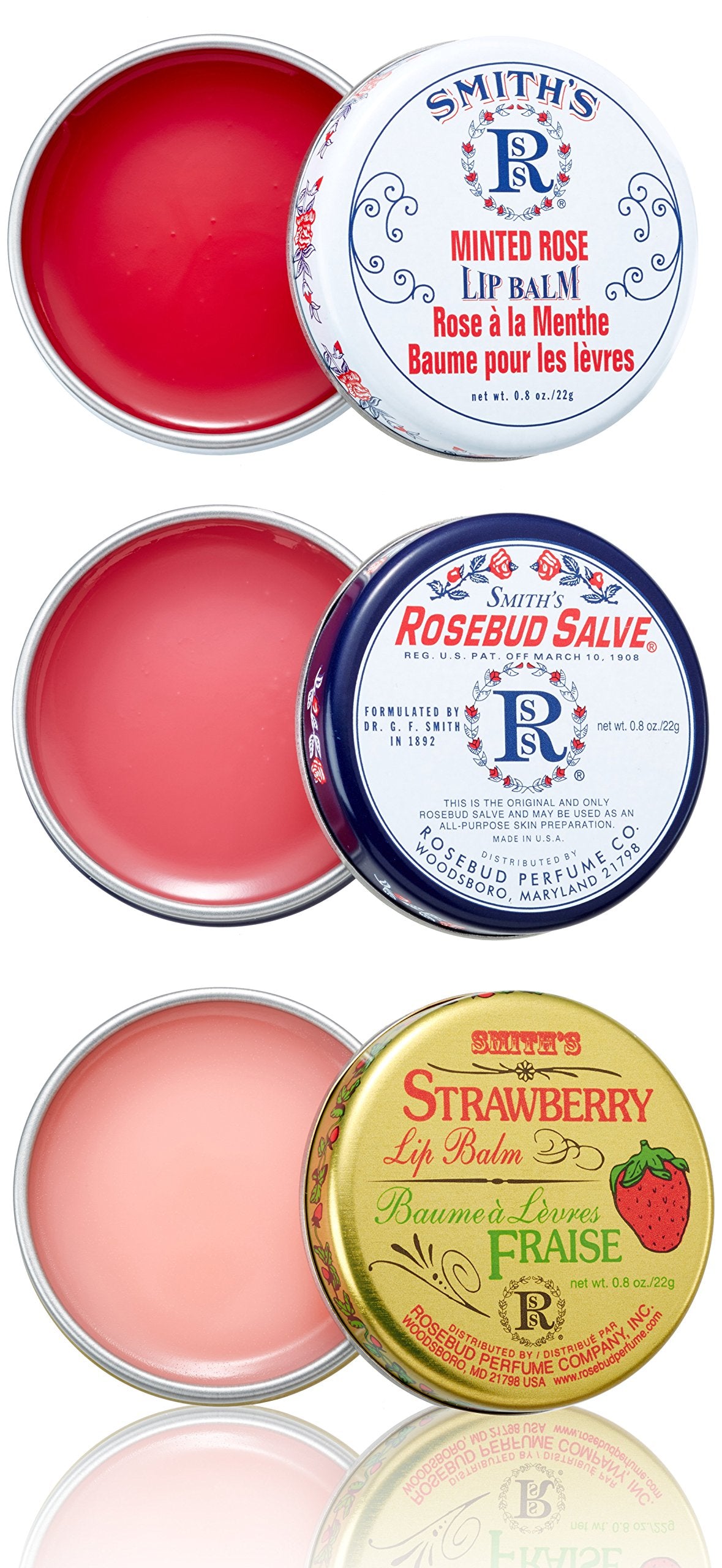 Rosebud Three Lavish Layers Lip Balm, 0.8 Ounce Beauty and Personal Care ROSEBUD SALVE