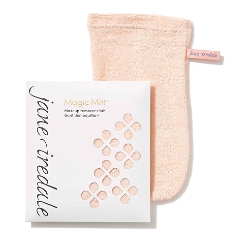 jane iredale Magic Mitt Makeup Remover Cloth, Pink, 1 Count