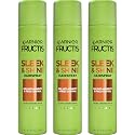 Garnier Fructis Style Sleek and Shine Anti-Humidity Hairspray, Ultra Strong Hold, Frizz Protection 8.25 Oz, 3 Count (Packaging May Vary)
