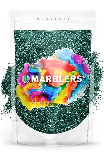 MARBLERS Twinkle Glitter [Green Garnet] 3oz (85g) | Fine | Non-Toxic, Vegan, Cruelty-Free | Face, Body, Eyeshadow, Hair, Festival, Party Makeup | Nail