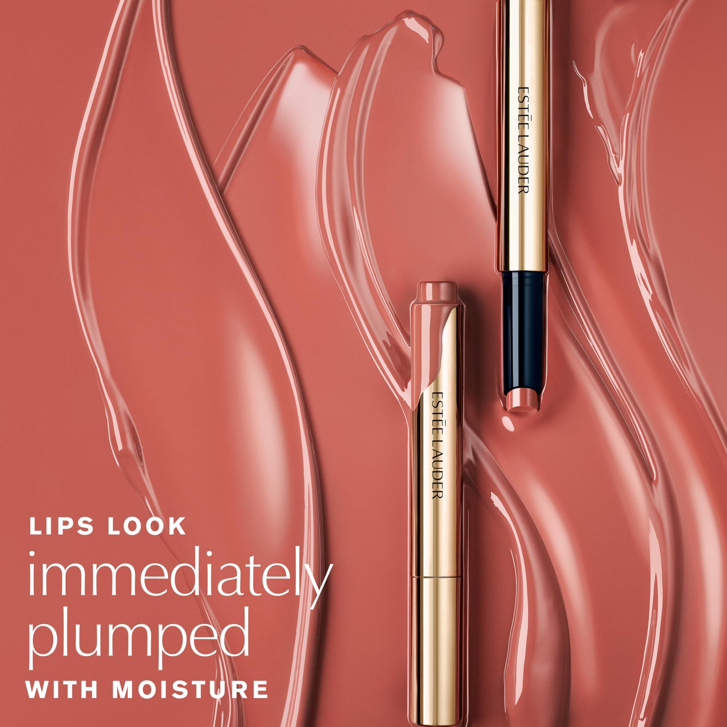 Estée Lauder Pure Color Melt-On Glosstick for Lips | Plumping & Moisturizing Lip Gloss, 655 Melted Garnet