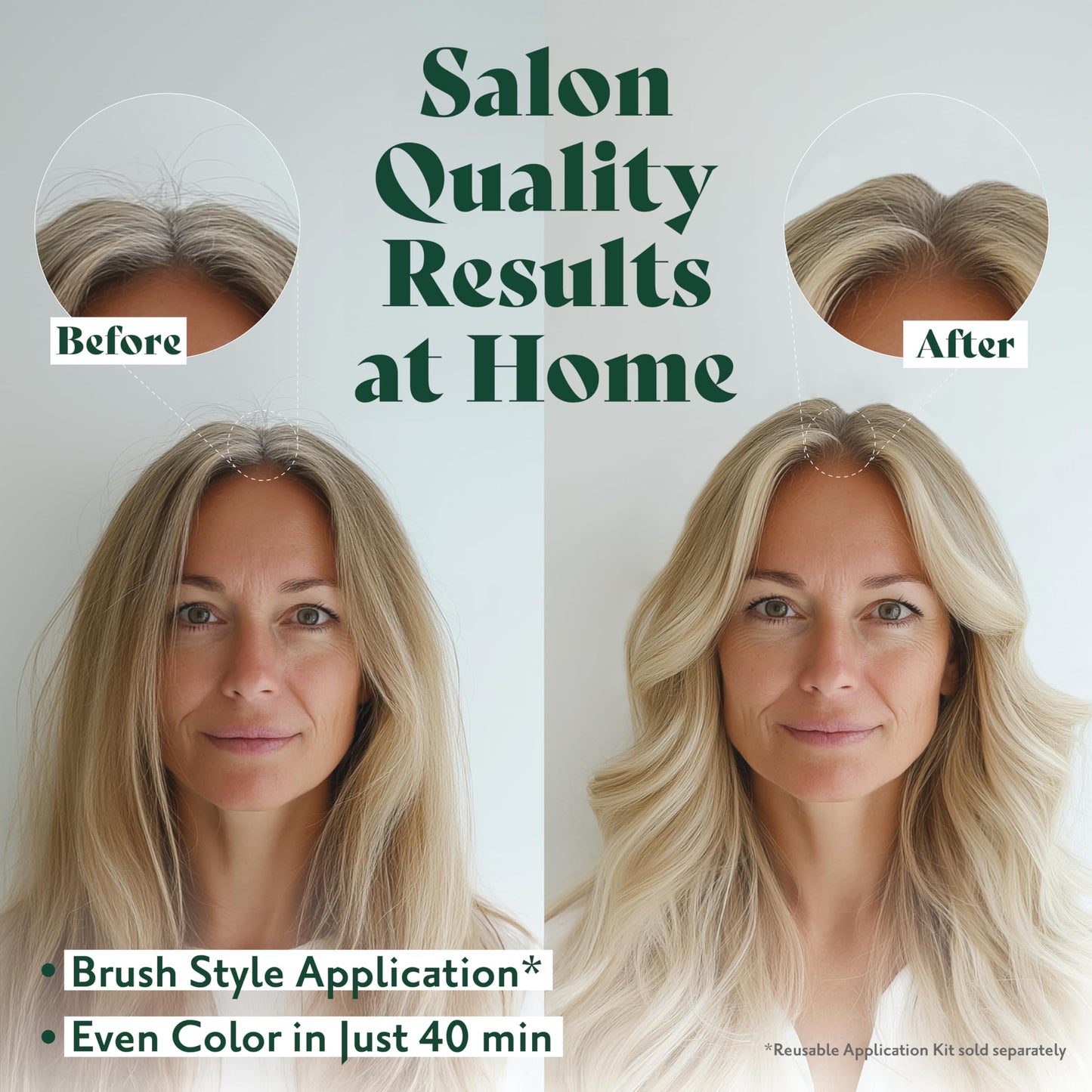 Permanent Herbal Haircolor Gel; Honey Blonde