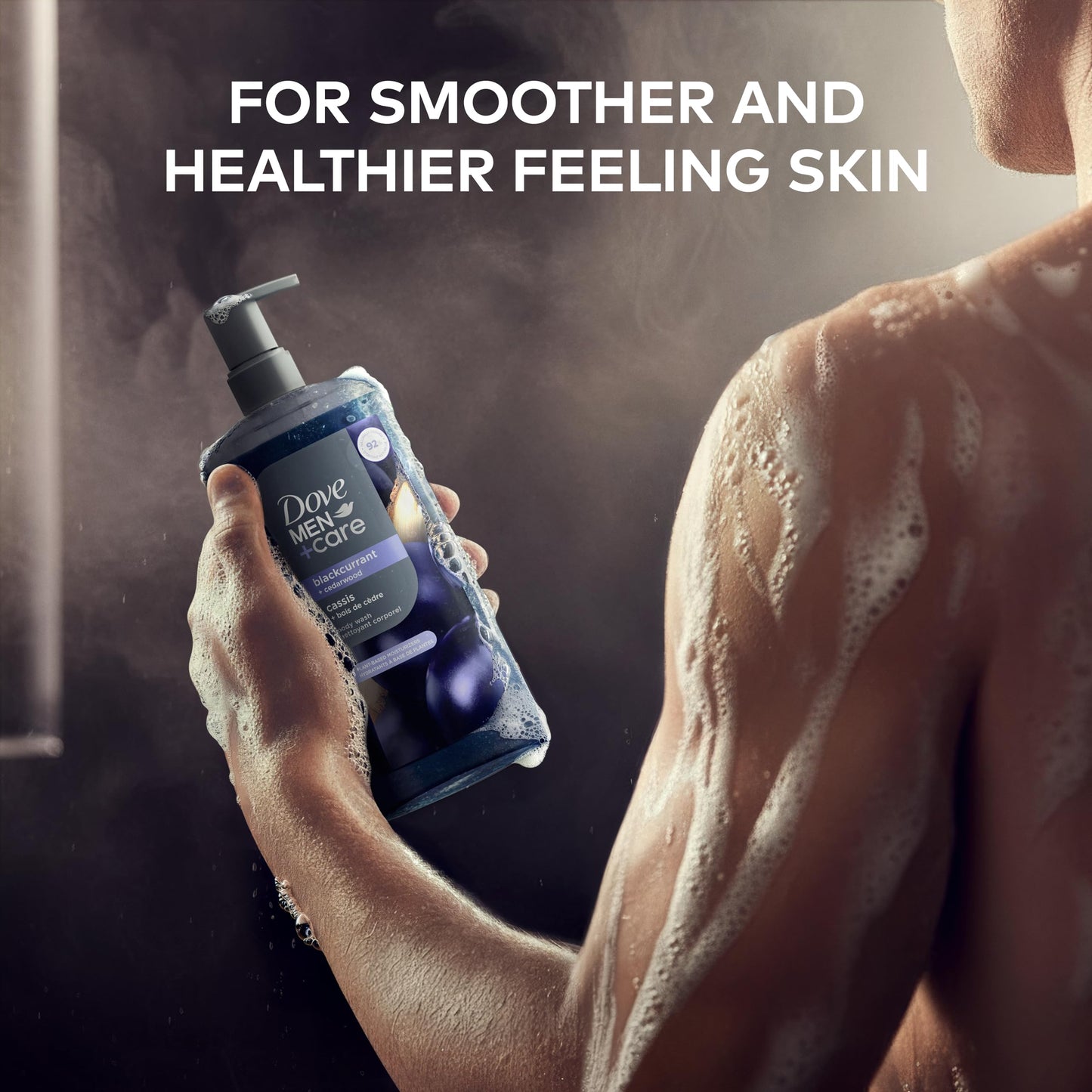DOVE MEN Blackcurrant + Cedarwood Moisturizing Body Wash | #1 Dermatologist Body Wash for Men, Sulfate Free, Paraben Free, & Dye Free | 26oz Beauty & Personal Care DOVE MEN + CARE
