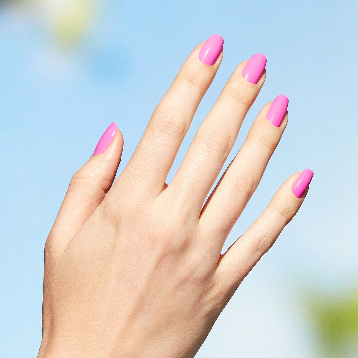 OPI Nature Strong Emflowered | Opaque Bright Pink Crème Natural Origin Nail Polish | Plant Based, Vegan, Cruelty Free Beauty and Personal Care OPI
