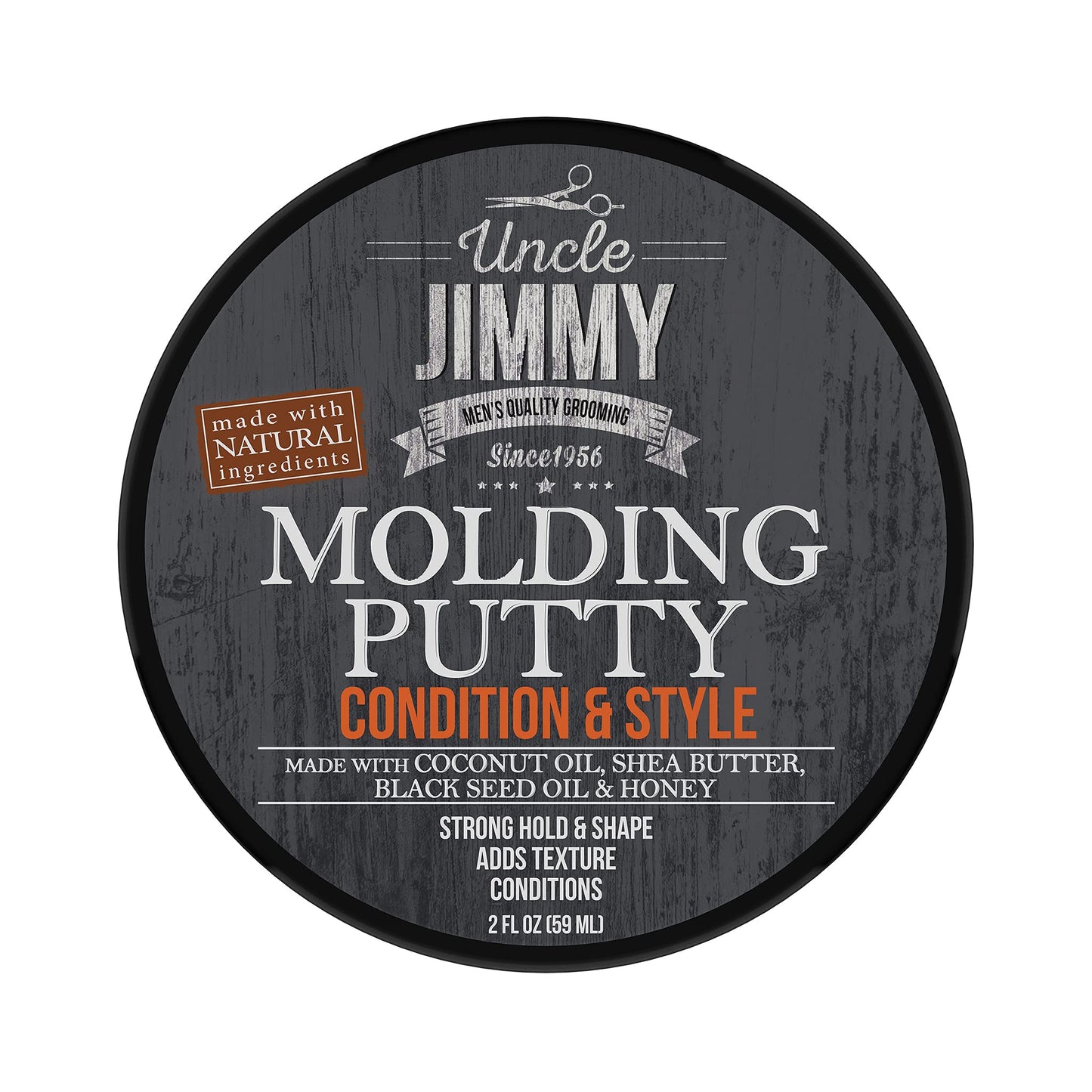 Uncle Jimmy Products Molding Putty Flexible Hold, No Shine, Sculpting & Styling Putty, Long Lasting Definition & Texture, No Flakes, All Hair Types 2