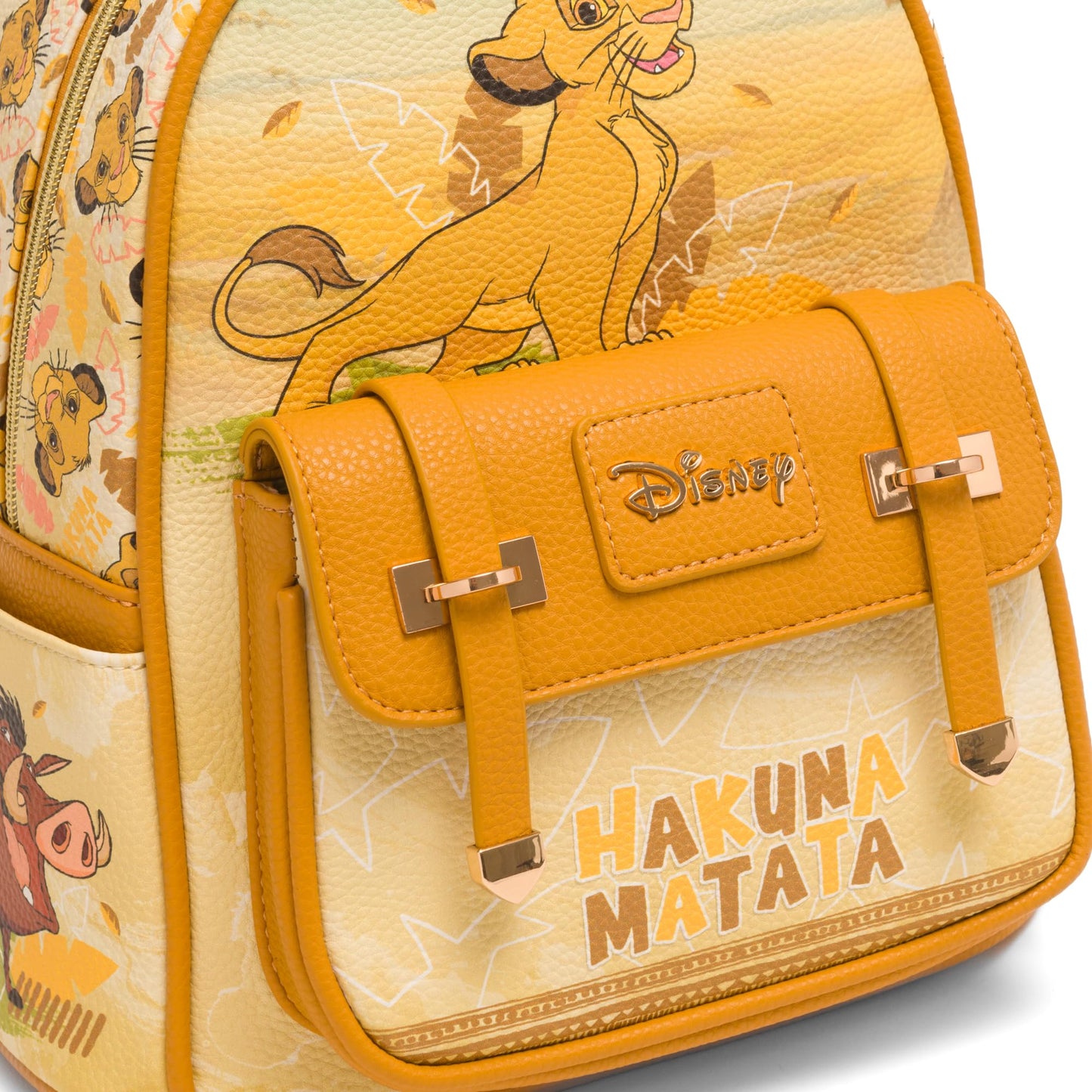 Wondapop Disney The Lion King 11" Vegan Leather Fashion Mini Backpack