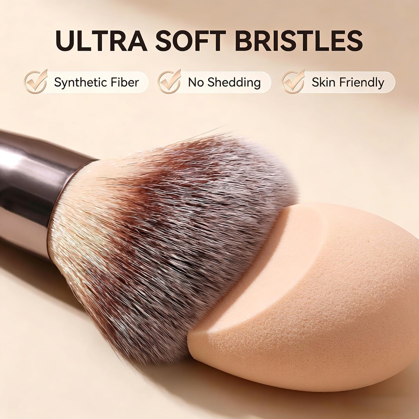 Travel Makeup Brush Set BS-MALL14 PCS Professional Makeup Brushes with Case & Sponge for Foundation, Concealer, Powder, Blush & Eyeshadow, Soft Beauty and Personal Care BS-MALL