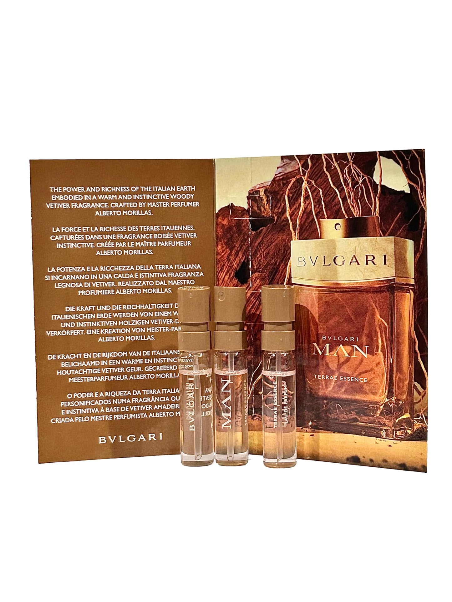 Bvlgari Man Terrae Essence By Bvlgari Eau De Parfum Spray Vial