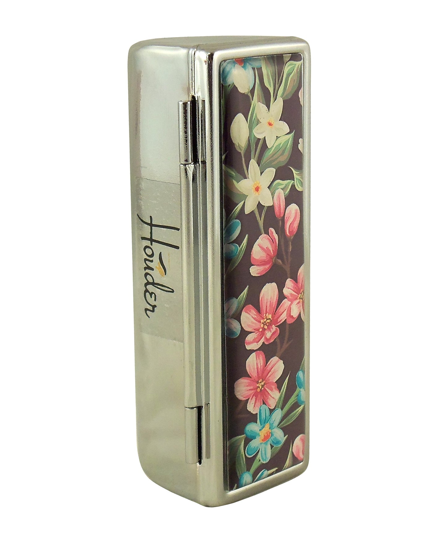 Houder Designer Lipstick Case with Mirror for Purse - Decorative Lipstick Holder with Gift Box - Velvet Lined - Protect Your Lipsticks in Style