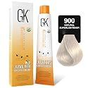 GK HAIR Global Keratin Professional Hair Color Cream Tube (3.4 Fl Oz/100ml) Nourishing & Cleansing Colors for Styling High Performance Long Lasting