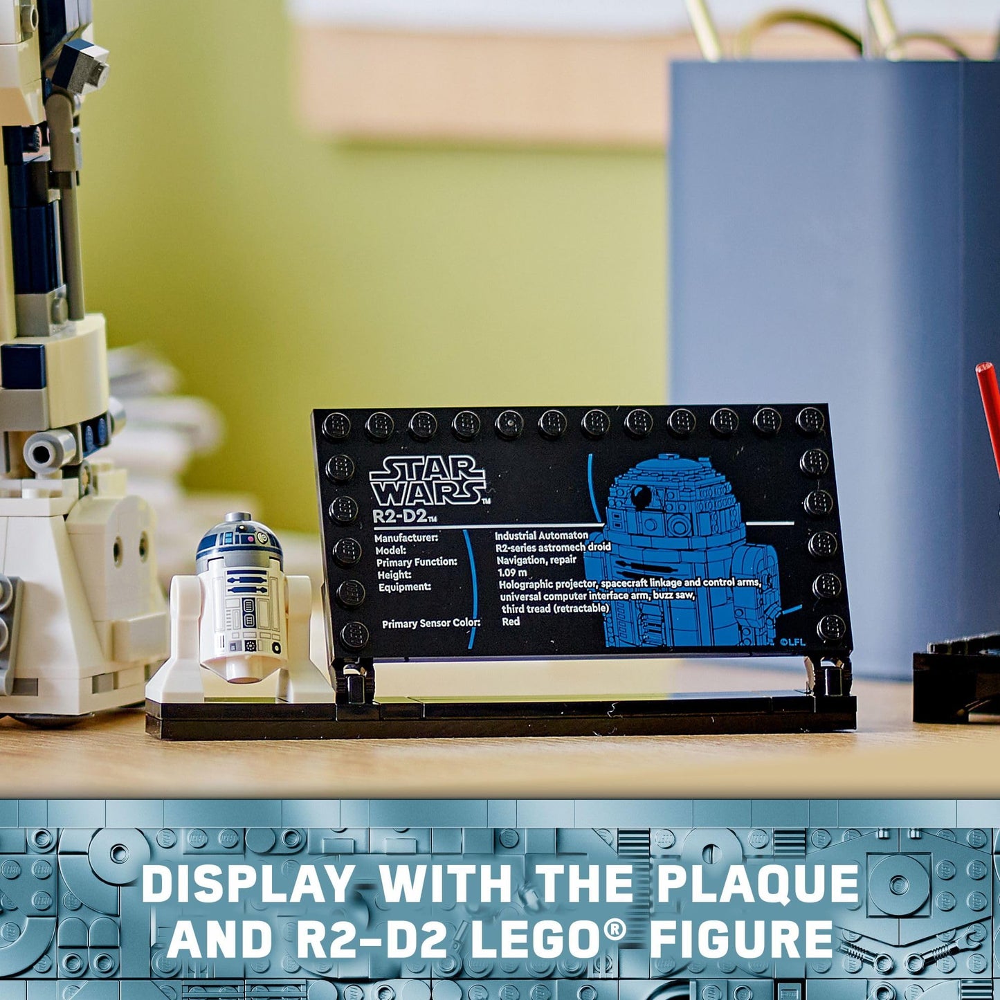 LEGO Star Wars R2-D2 Building Toy Set 75379 with 25th Anniversary Darth Malak Minifigure, Display or Play Model for Kids Ages 10+