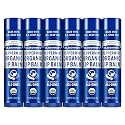 Dr. Bronner's - Organic Lip Balm (Peppermint, .15 ounce, 6-Pack) - Made with Organic Beeswax and Avocado Oil, For Dry Lips, Hands, Chin or Cheeks
