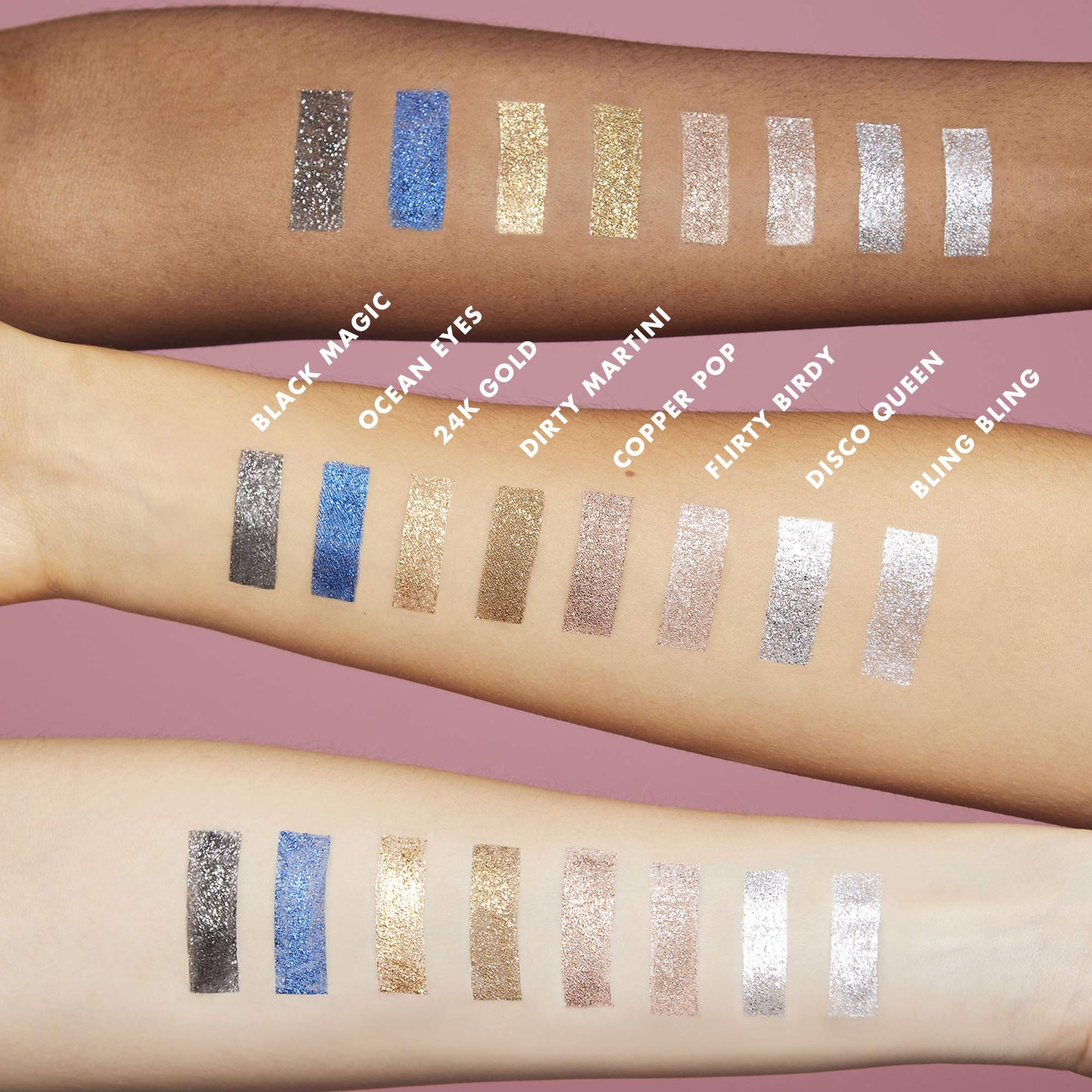 e.l.f. Liquid Glitter Eyeshadow, Long Lasting, Quick-Drying, Opaque, Gel-Based Eyeshadow For Creating High-Impact, Multi-Dimensional Eye Looks, Copper
