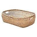 Kouboo Cambria Open Weave Basket, Honey-Brown