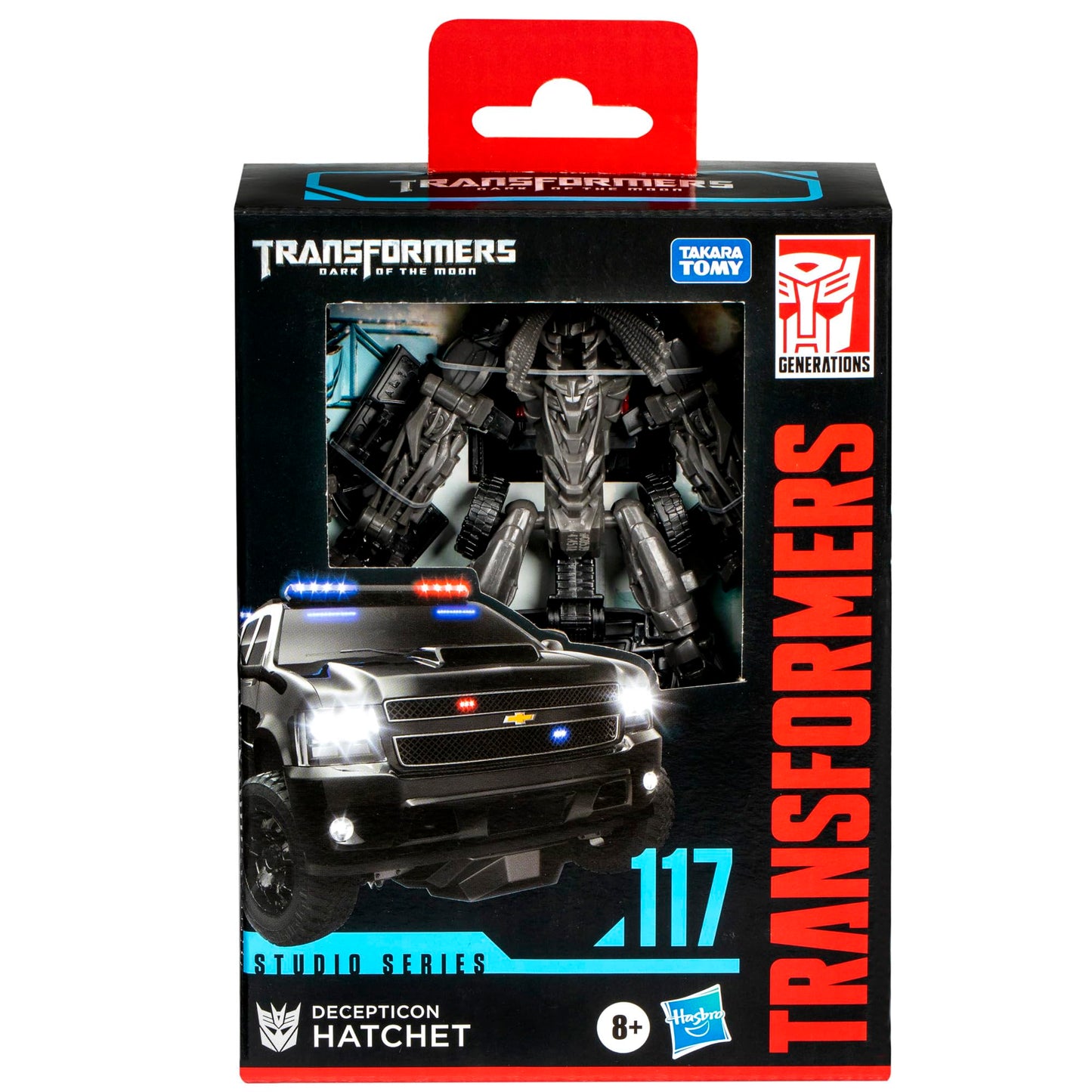 Transformers Toys Studio Series Deluxe Class Dark of The Moon 94 Decepticon Hatchet 4.5-inch Converting Action Figure, 8+