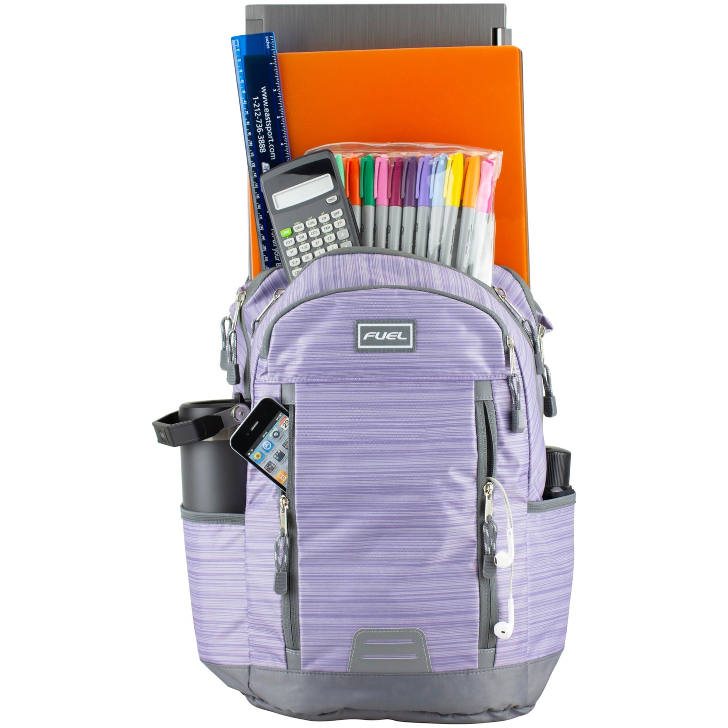Fuel Pro Sport Multi-pocket Backpack - New Lilac Strips