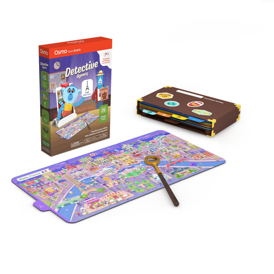 Osmo Detective Agency Game – Solve Global Mysteries, STEM Learning Toy for Kids Ages 5-12 – For iPad, iPhone & Fire Tablet (Base Required)