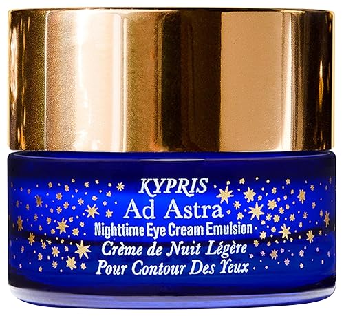 KYPRIS, Ad Astra Rich Nighttime Eye Cream, Look Rested - Soothing Intense Moisture, Peptides Amino Acids Ocean Extracts Antioxidants (0.47 oz / 14 ml)