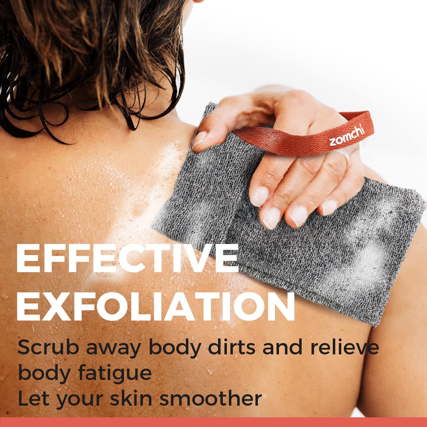 ZOMCHI Soap Saver Bags for Bar Soap, 2 Pack, Deep Texture Grey Beauty and Personal Care ZOMCHI