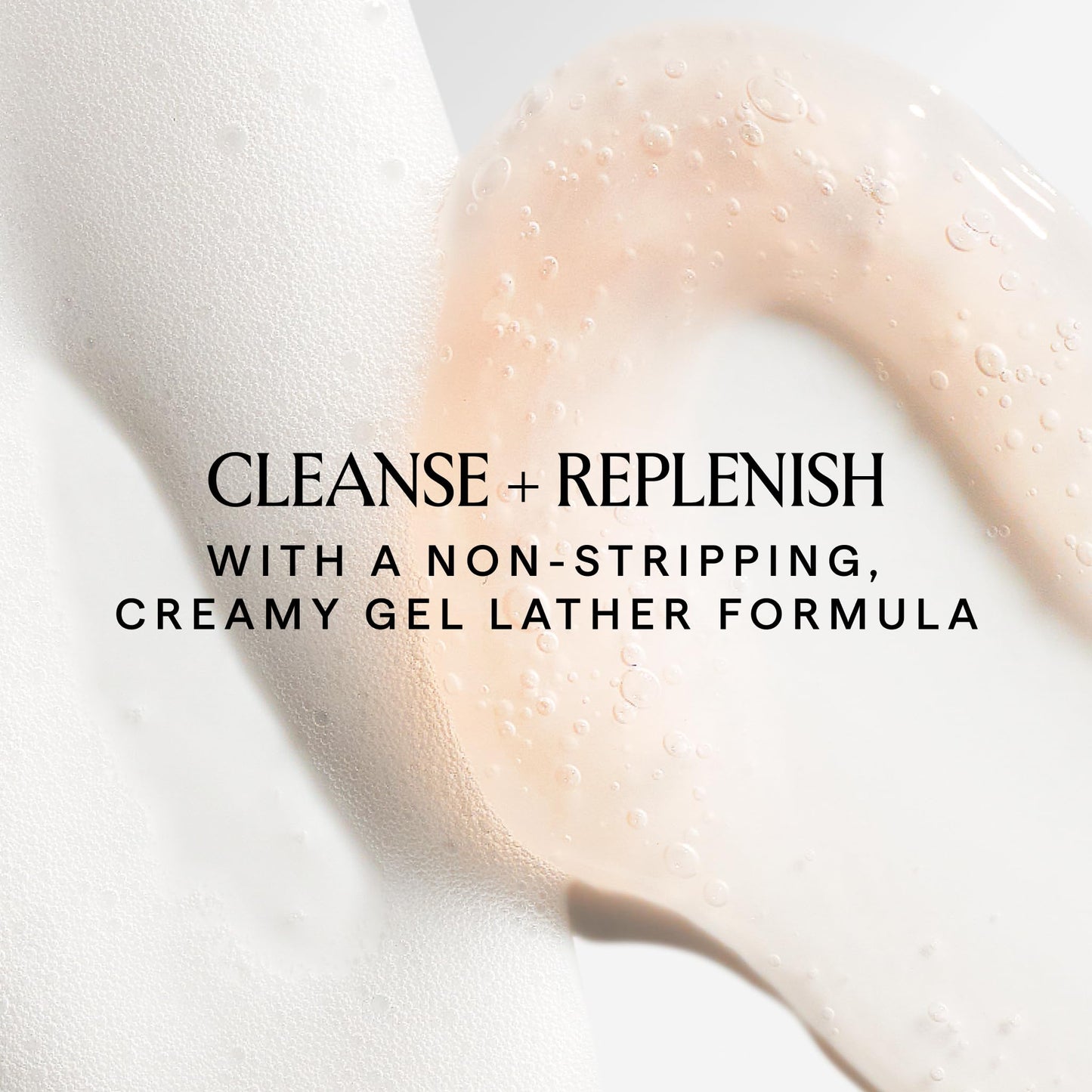 HERBIVORE Pink Cloud Creamy Jelly Cleanser | Hydrating Face Wash with Rosewater, Squalane + Tremella Mushroom, Gently Cleanses + Removes Makeup