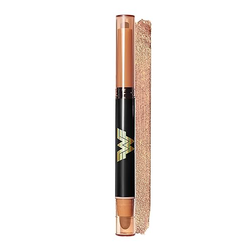 Revlon ColorStay Glaze Stick Eye Shadowliner, Longlasting Shimmer Cream Shadow and Liner Makeup in Bronze Gold, 872 Gilt, 0.037 oz
