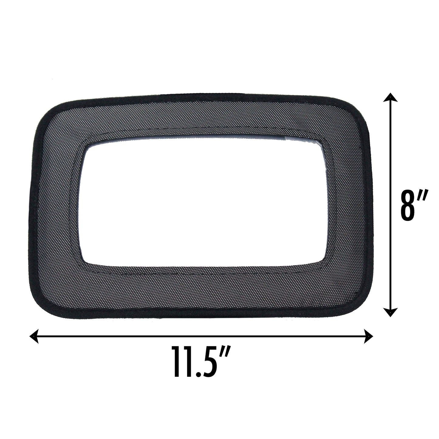 Dreambaby Backseat Rear Facing Baby Car Mirror - Extra Large Wide Angle View Soft Car Seat Mirror - Model L291