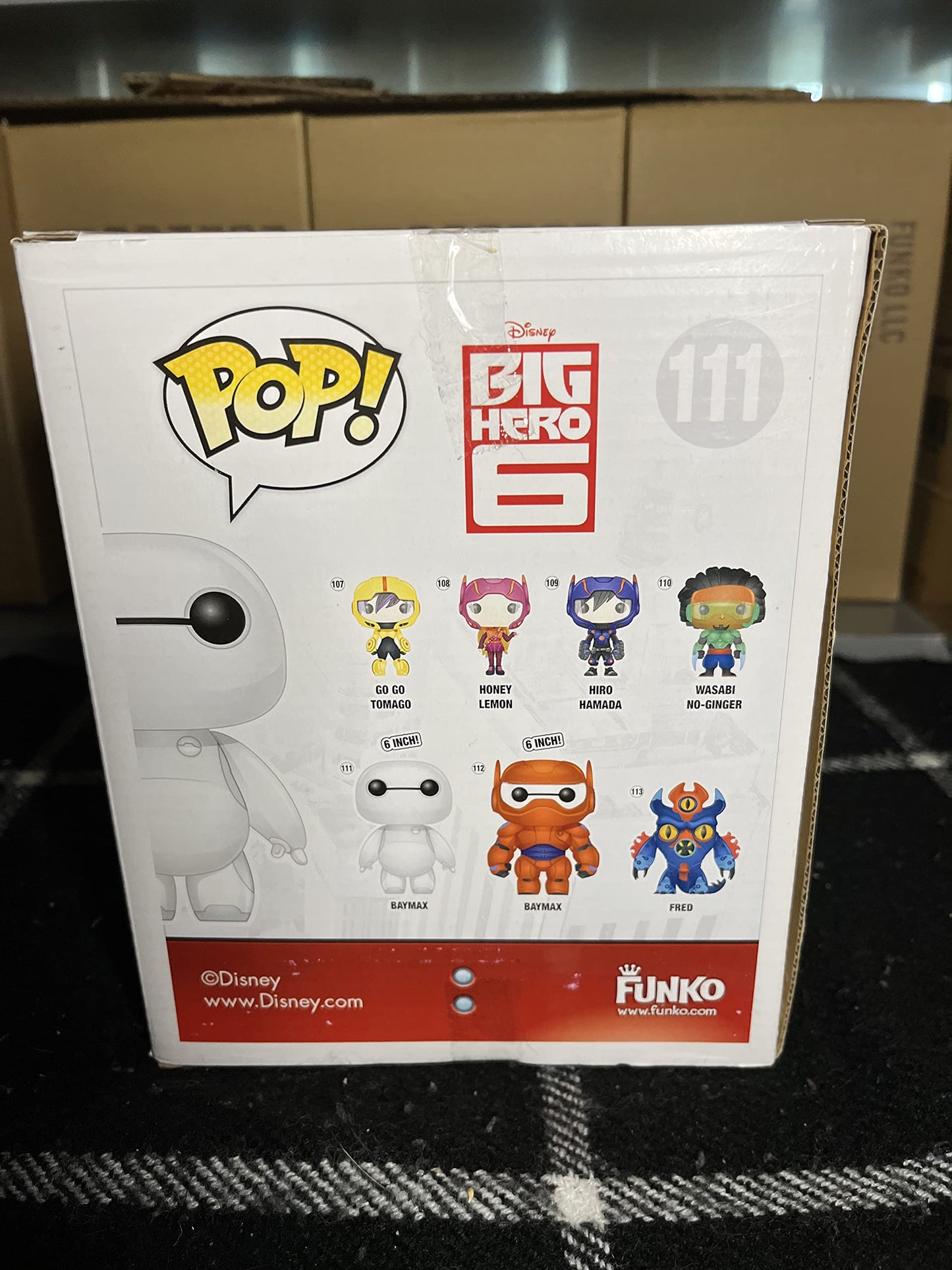 Funko- Disney Big Hero 6 Nurse Baymax, 6 Inch